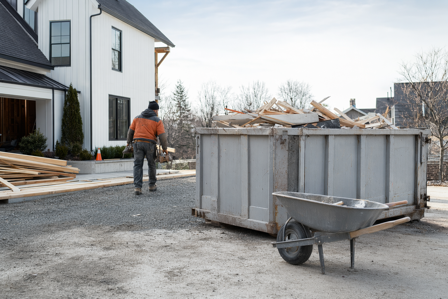 Moving or downsizing — a dumpster for what you can't take