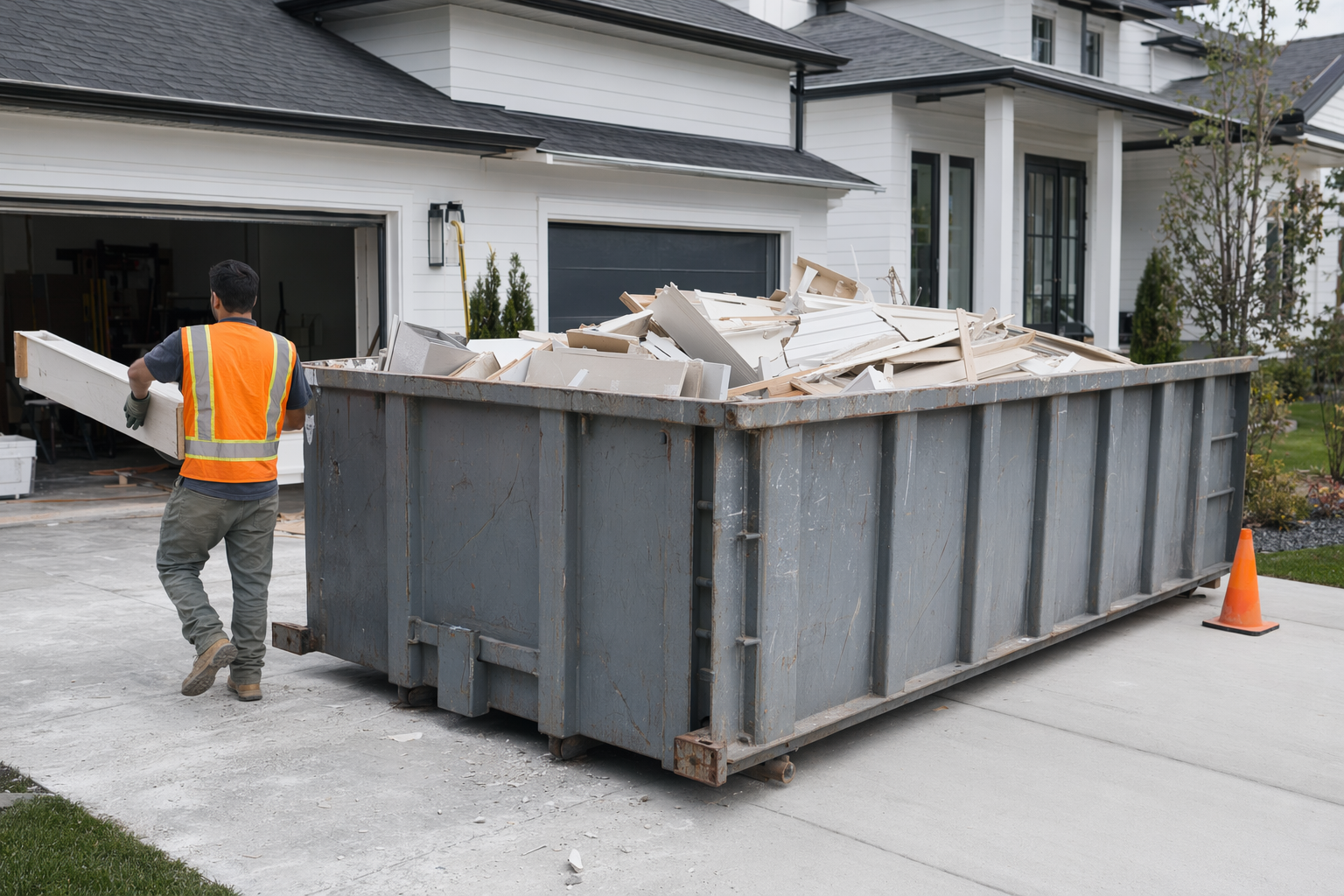 Renovation debris — which dumpster size you need